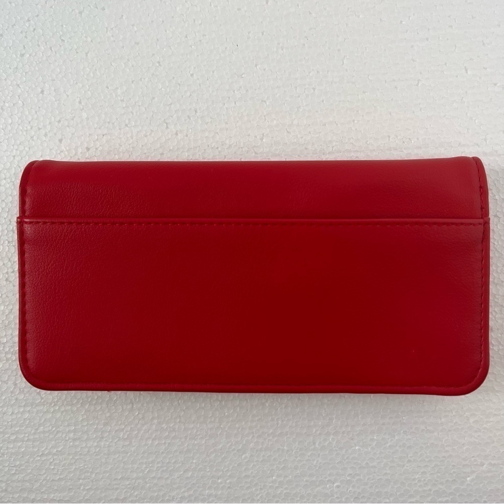Origami Owl Red “Count Your Blessings” Snap Closure Wallet - Picture 3 of 13